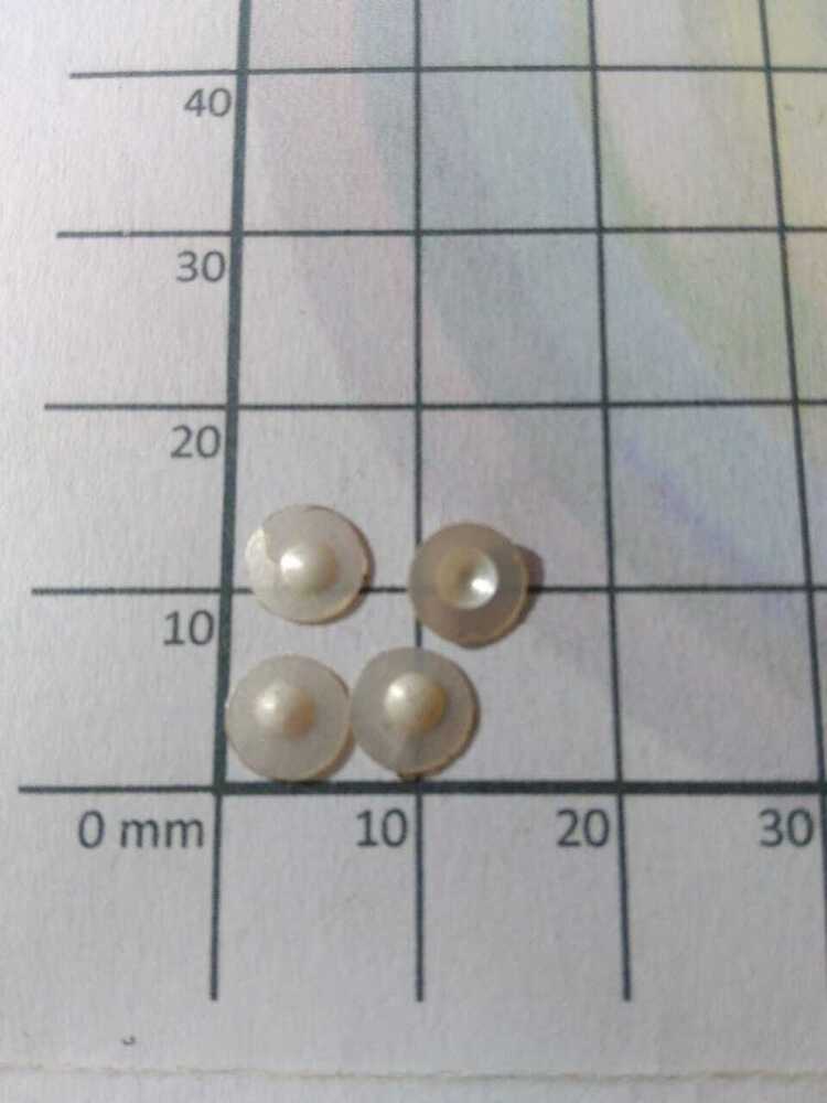 Sequins Recycled Material - Color: White