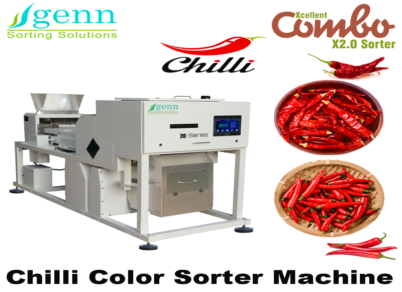 Teja Small Chilli Color Sorter - Air Pressure: 5 Bar