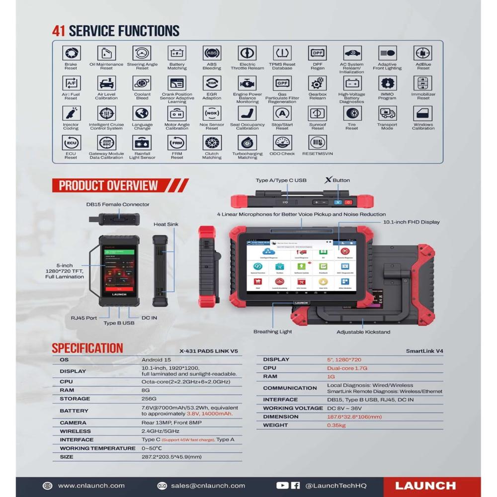 LAUNCH X431 PAD 5 LINK