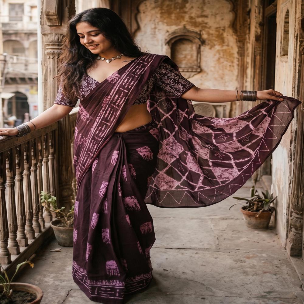 mumul cotton saree 
