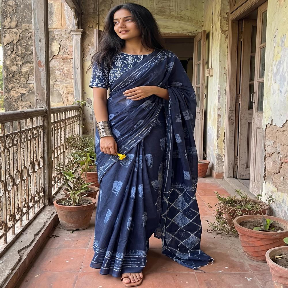 mumul cotton saree 