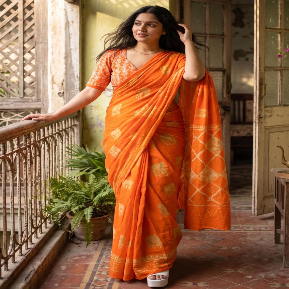 mumul cotton saree 