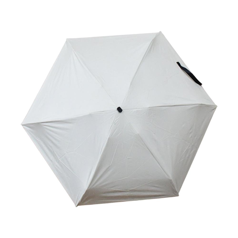 3-fold Sun & Rain Protective Solid Foldable Umbrella, (1 Pc) - Color: Mix