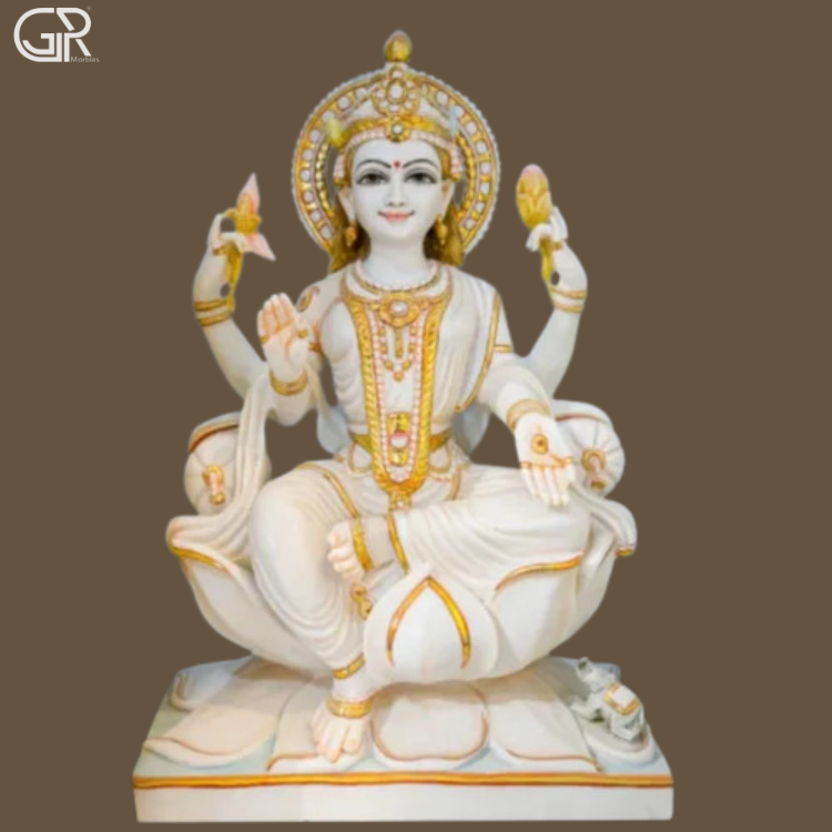 Marble Laxmi Mata Idol
