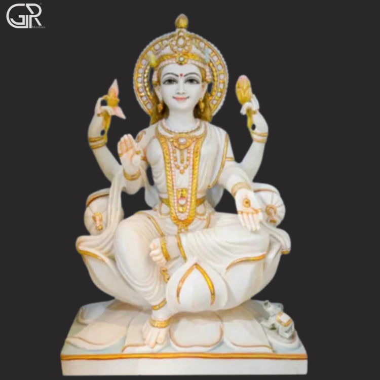 Marble Laxmi Mata Idol