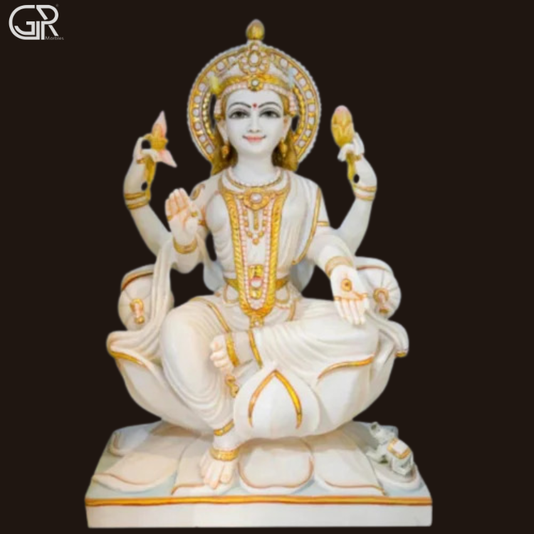 Marble Laxmi Mata Idol