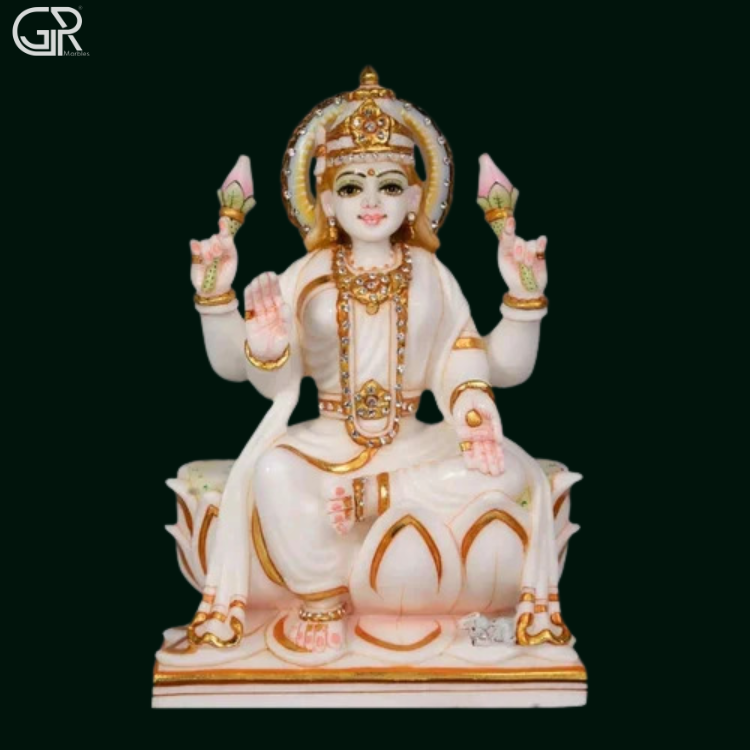 Marble Lakshmi Mata Statue