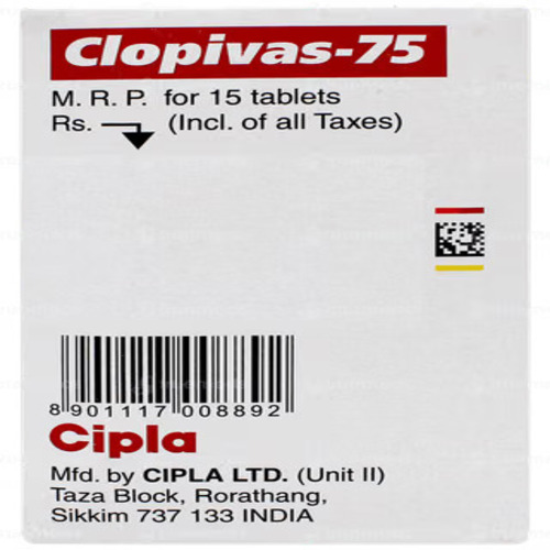 Clopidogrel Tablets Usp 75 Mg