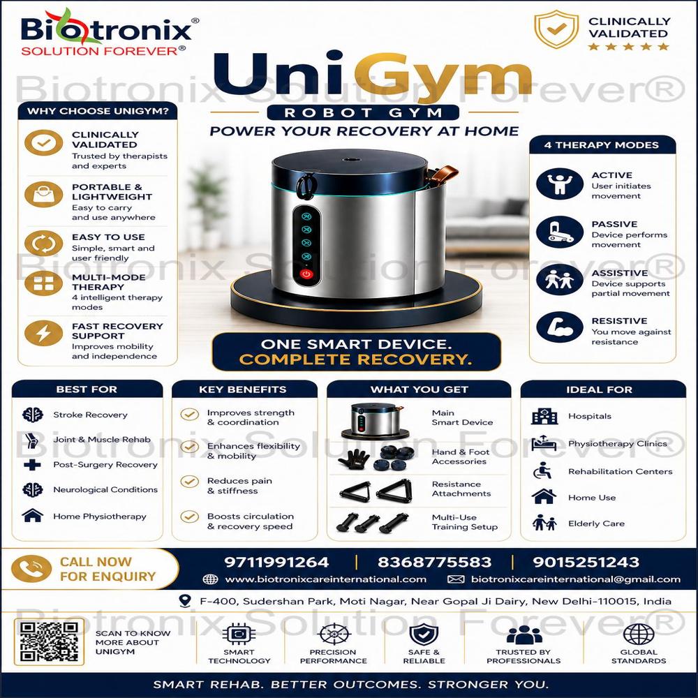 UniGym Automated Rehabilitation Machine for Joint Mobility Therapy