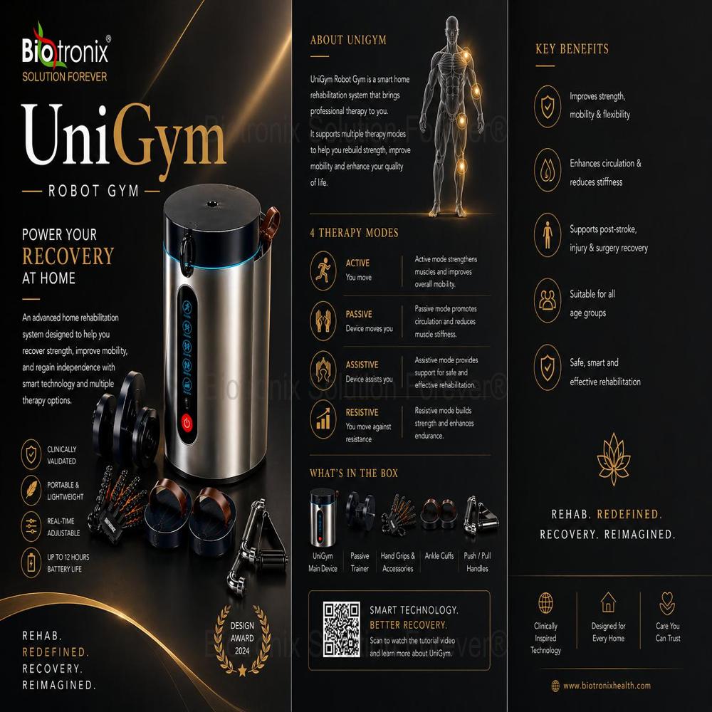UniGym Smart Rehab Robot for Post Surgery Recovery Exercise