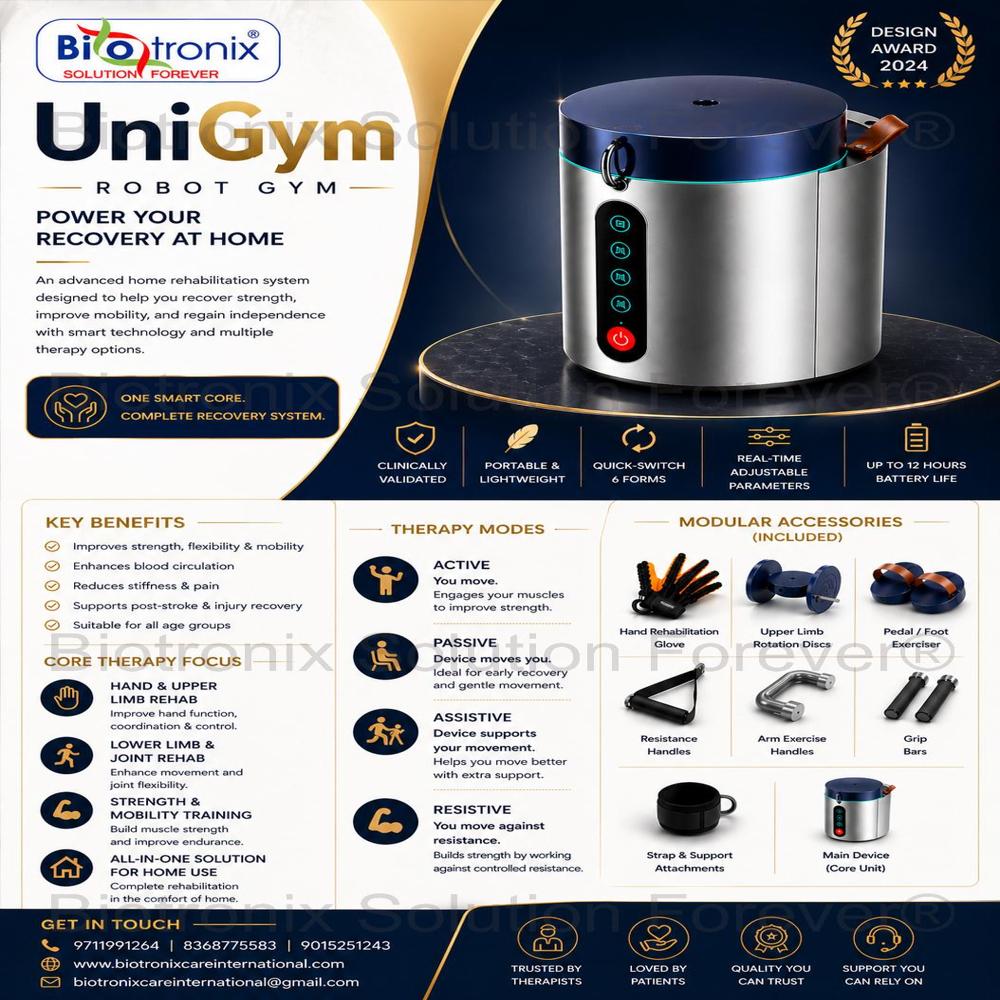 UniGym Physiotherapy Robot Gym for Mobility and Strength Recovery