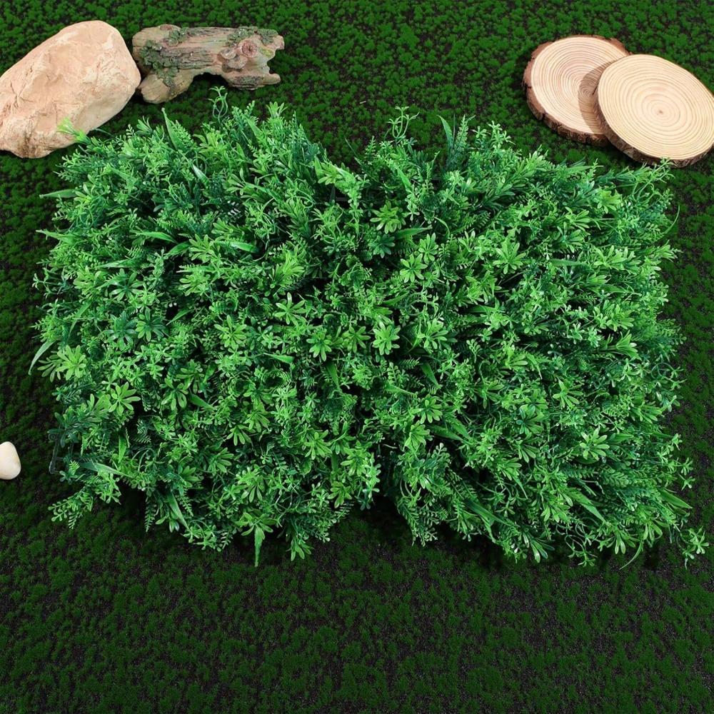 Square Grass Artificial Aquarium Fish Tank (6040 Cm/mix Design/1 Pc)