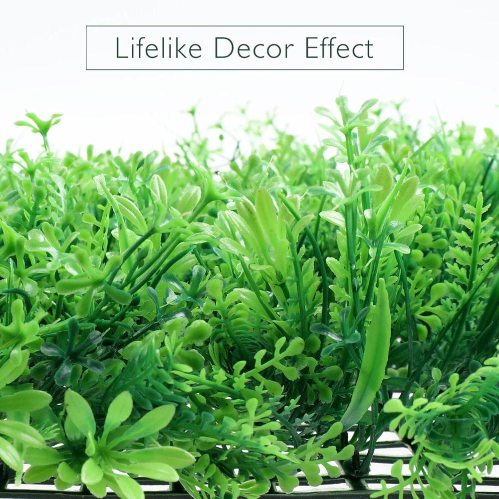 Square Grass Artificial Aquarium Fish Tank (6040 Cm/Mix Design/1 Pc)