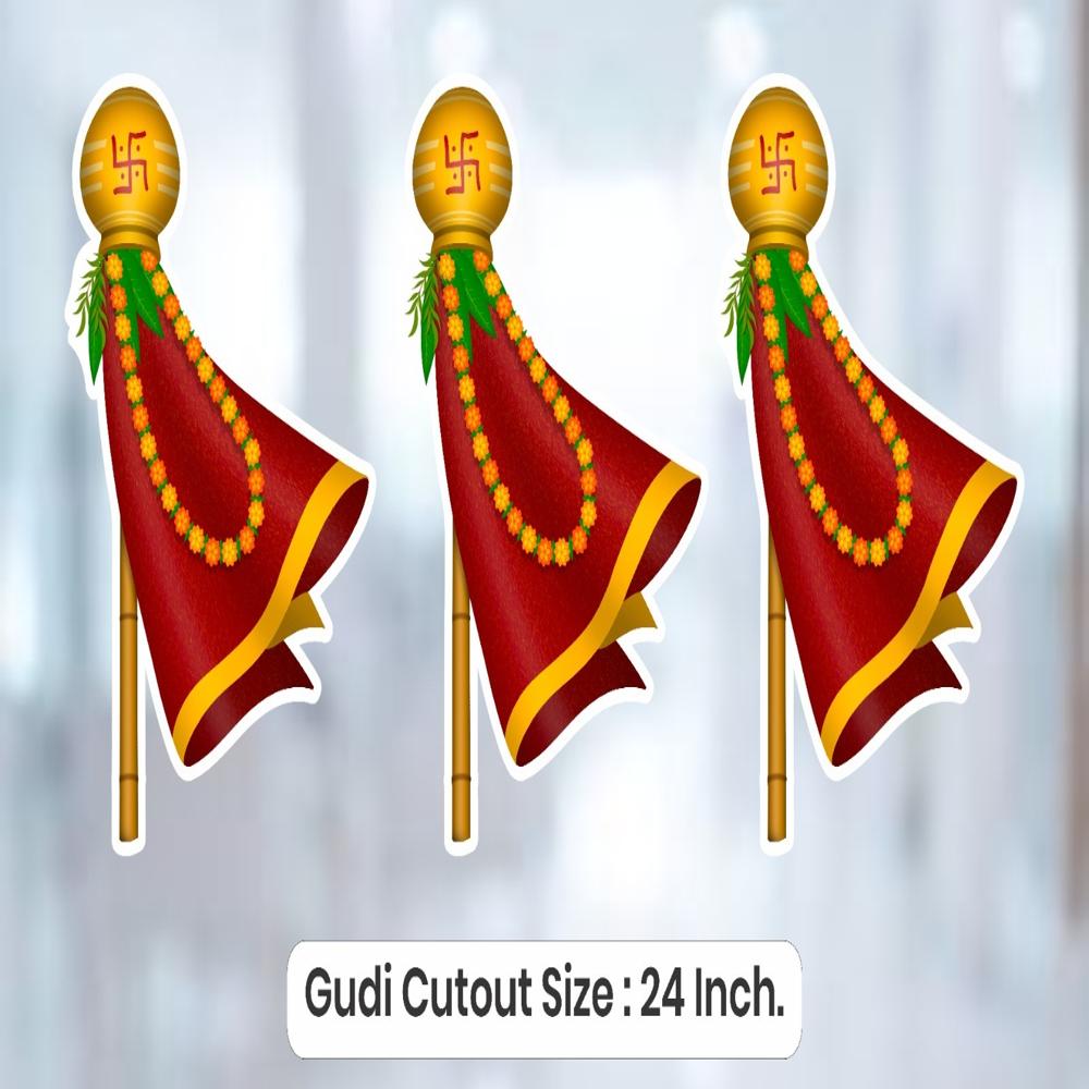 Gudi Padawa Paper Decoration