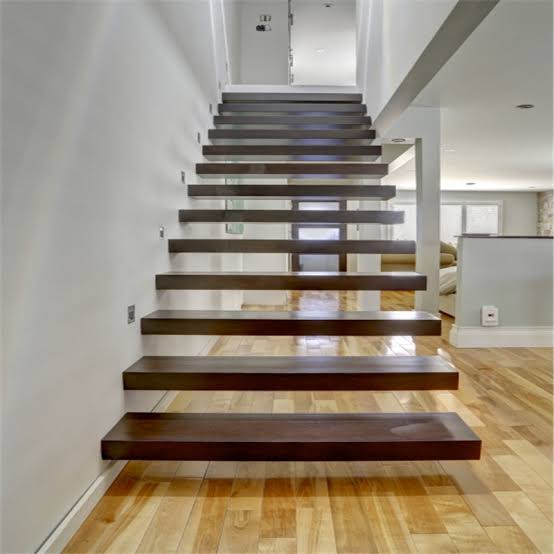 Floating Stairs - Plans In Wood