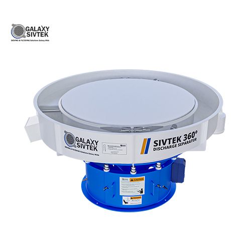 Sivtek 360 Discharge Separator - Stainless Steel, Custom Size, Metallic Finish | 360-degree Uniform Discharge, Tool-free Mesh Change, Dust-proof, Low Noise