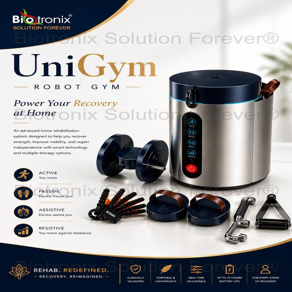 UniGym Clinical Robot Gym for Advanced Physiotherapy Treatment