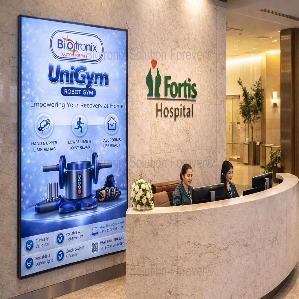 UniGym Clinical Robot Gym for Advanced Physiotherapy Treatment