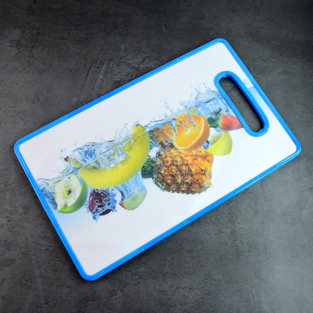 Large Rectangular Fruit Print Cutting Board (36x22cm / 1 Pc)