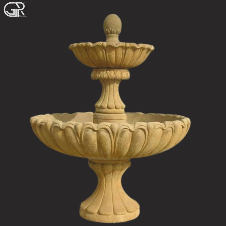 Outdoor Sandstone Water Fountain, (Ht-4ft)