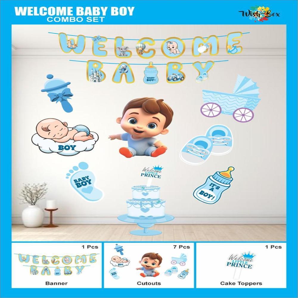 Welcome Baby Paper Decoration