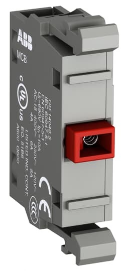 ABB 1SFA611610R1010-Contact blocks only (without holder) for Push button1NCType-MCB-01 - I