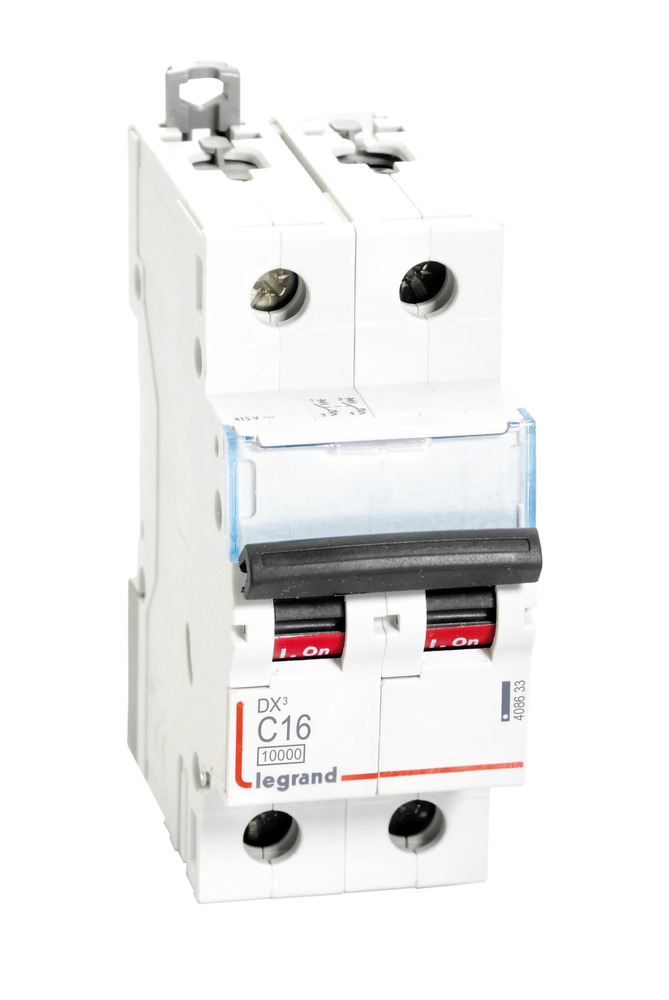 Legrand 408633 - 16A DP 10kA C - AC- 415V DX3 MCB
