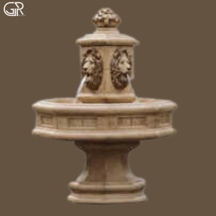 Sandstone Premium Shaped Water Fountain, (Ht-4ft)