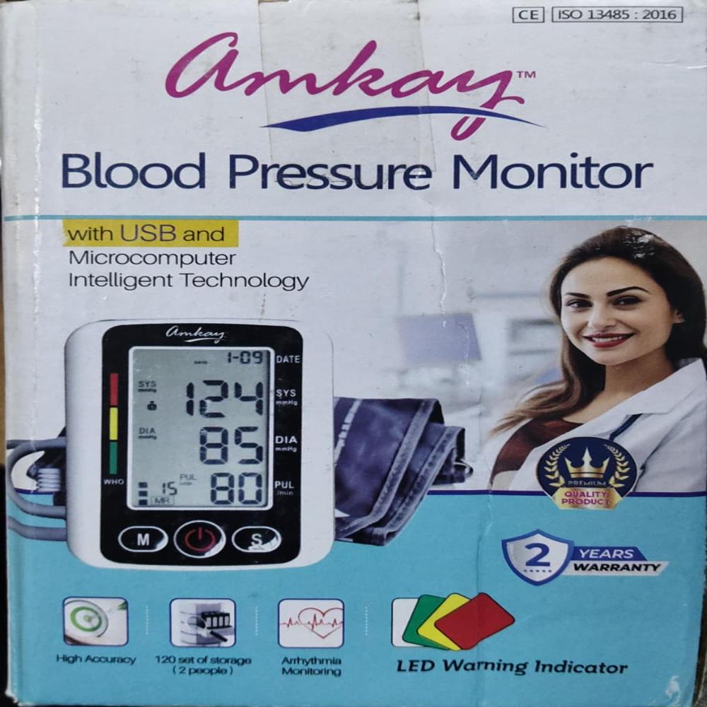 Amkay Product Blood Pressure Monitor - Material: Plastic