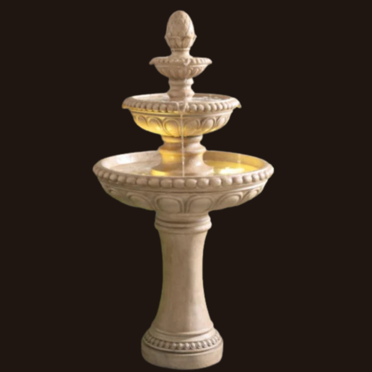 Sandstone Garden Water Fountain, (Ht-5ft)