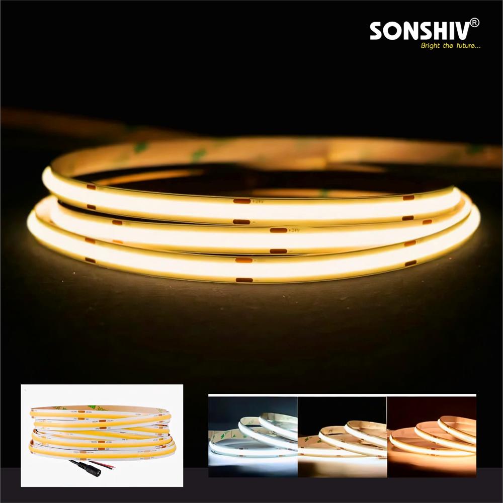 Led Cob Strip Light - Body Material: Copper