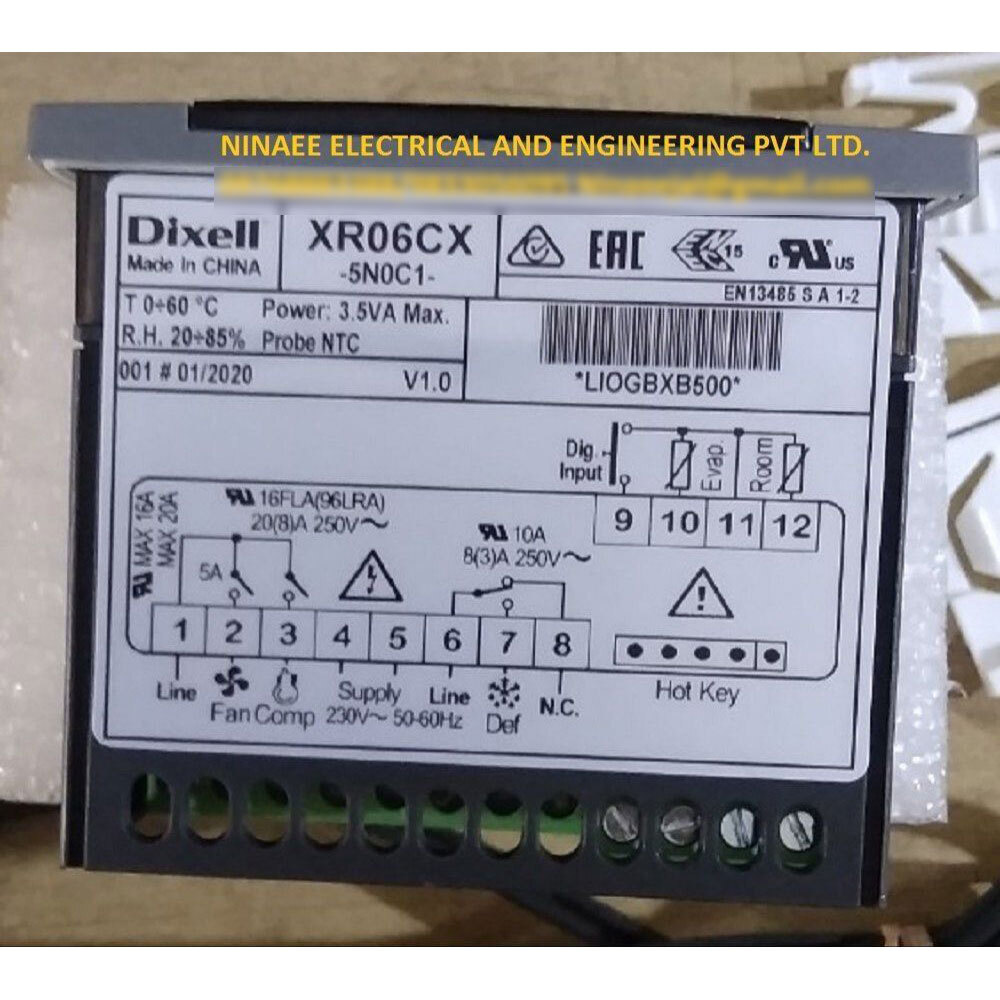 DIXELL CONTROLLER XR06CX-5NOC1