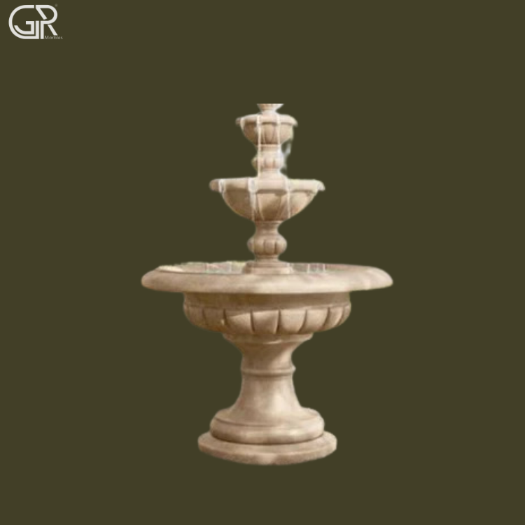 Garden Sandstone Water Fountain, (Ht-6ft)