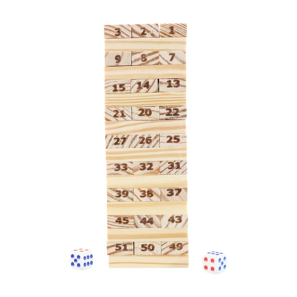 Tumbling Tower Wooden Blocks Game - (Set)