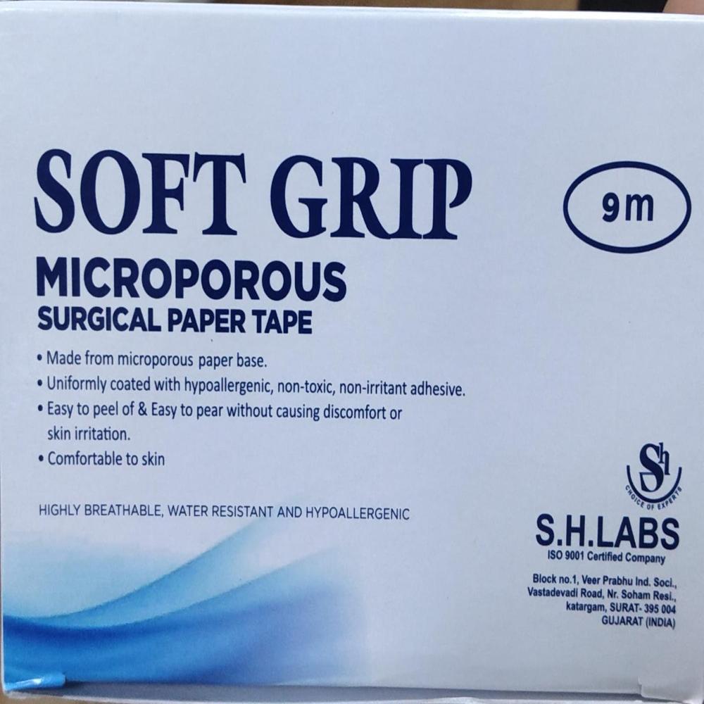 SOFT GRIP MICROPOROUS SURGICAL PAPER TAPE