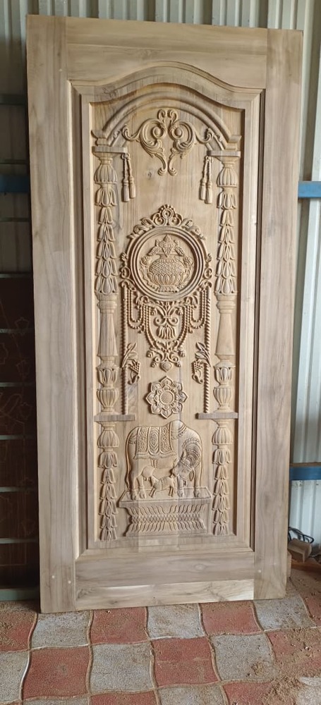 Interior Teak Wooden Double Door