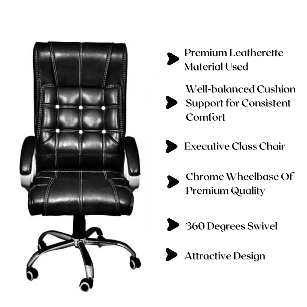Beyond High Back Executive Revo Office Chair Black 
