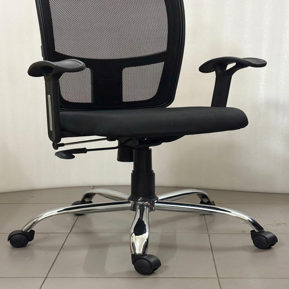 Zenith Mid Back Mesh Revolving Office Chair 