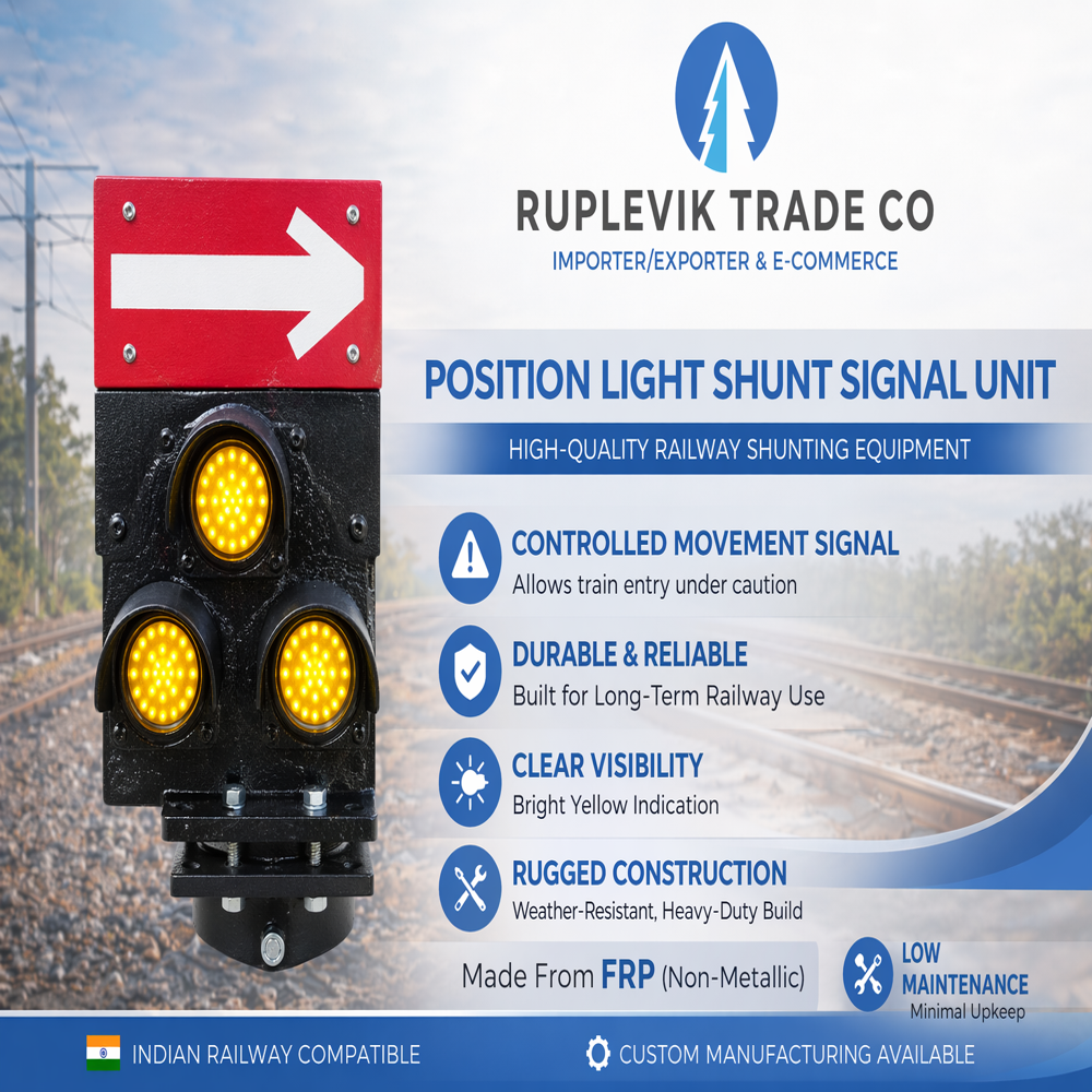 SHUNT SIGNAL POSITION LIGHT TYPE FRP MADE COMPLETE BUT WITHOUT BRACKET
