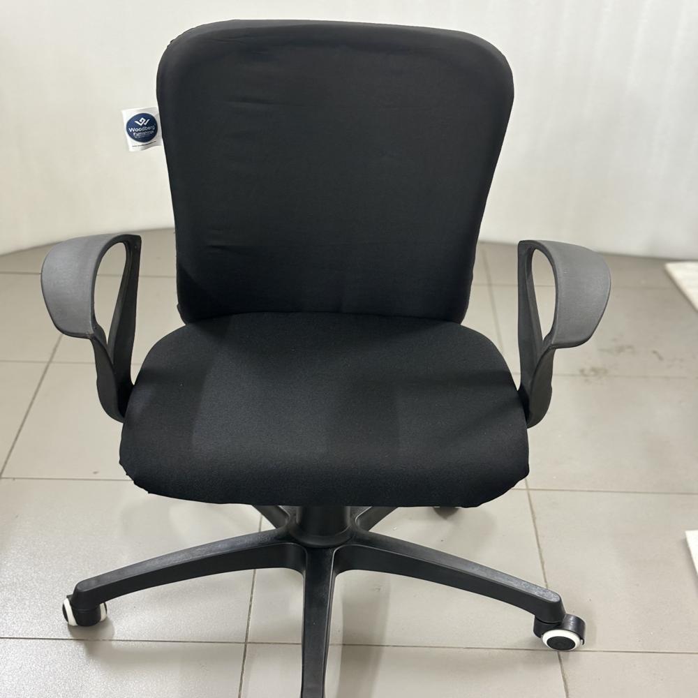 Epoch Mid Back Ergonomic Revolving Office Desk Chair Black