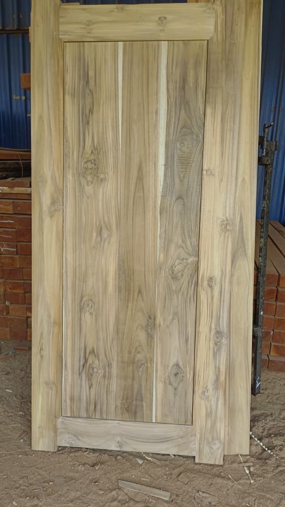 5.5 Feet Teak Wood Designer Door