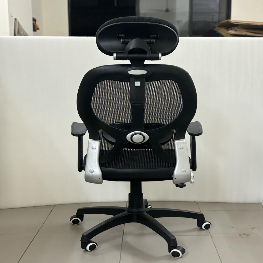 Gravity Lite High Back Mesh Revolving Ergonomic Office Chair Black 