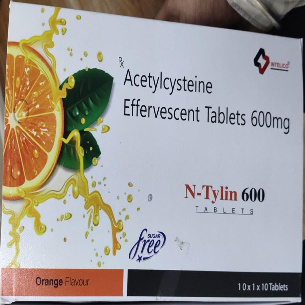 Tablet N-Tyline 600 Mg - Color: Sunset Yellow