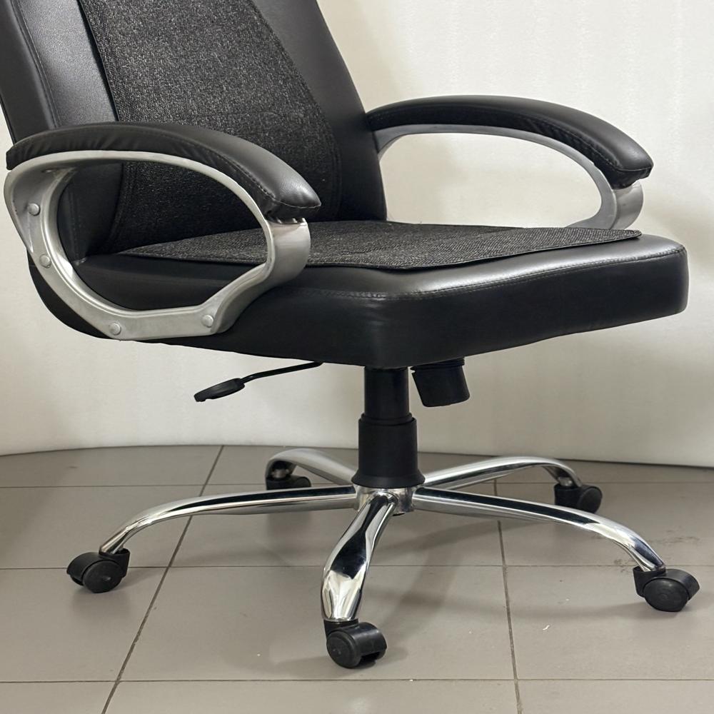 Jute Sense High Back Black Chair