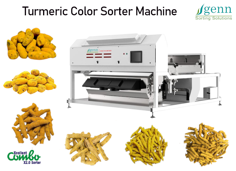 Turmeric Color Sorter - Accuracy: 99.9 %