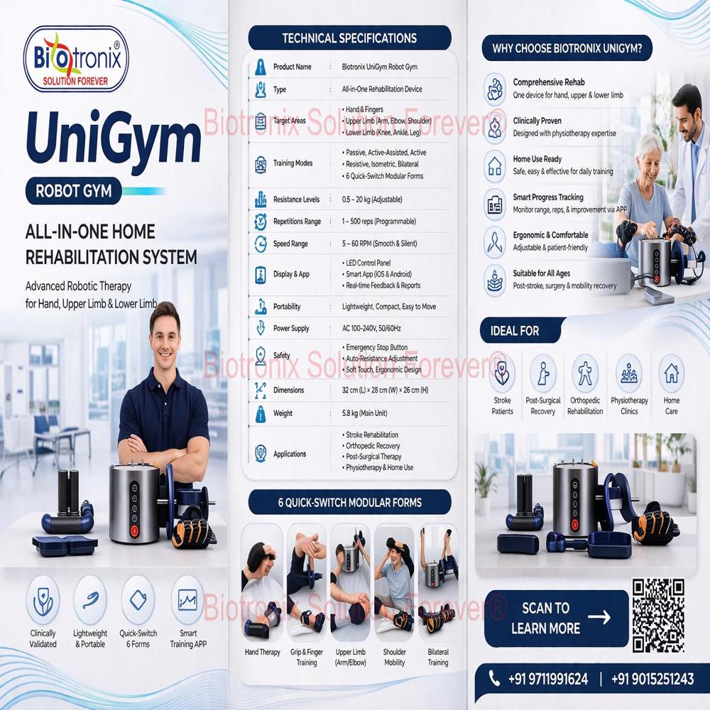 UniGym Smart Robot Gym for Occupational Therapy Rehabilitation