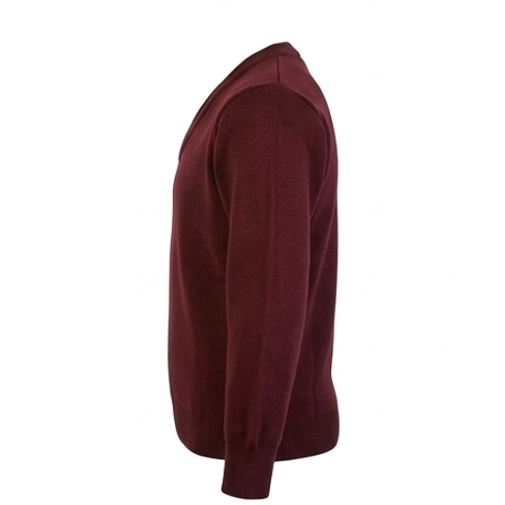 School Uniform Sweaters - Acrylic, Size 6-14, Maroon | Winter Wear, Machine Wash, 1x1 Rib Knit, Lightweight At 250g