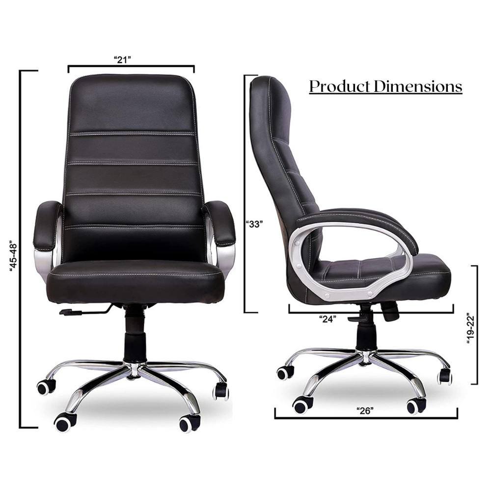 Zen High Back Executive Office Chair Black