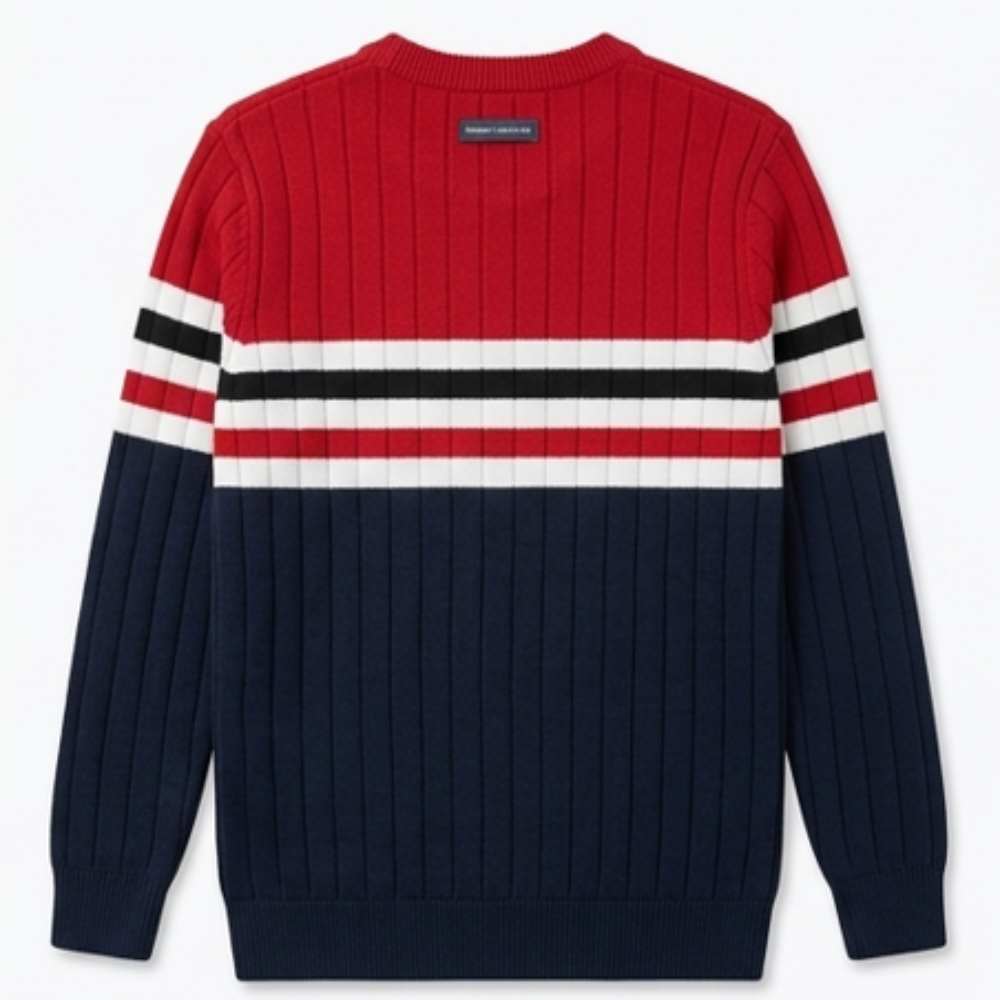 Mens Full Sleeve Pullover - Knitted Material, All Sizes, Multicolor | Long Sleeves, Designed For Men To Combat Cold Winds