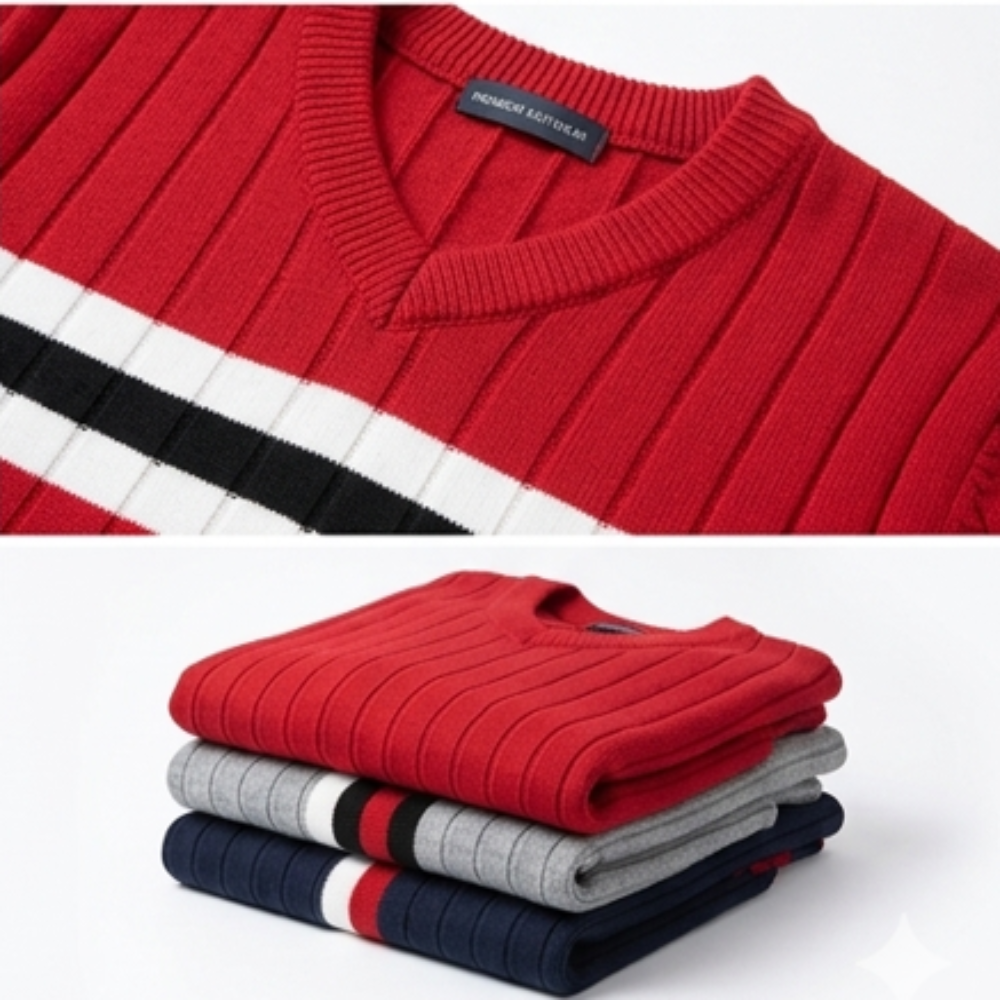 Mens Full Sleeve Pullover - Knitted Material, All Sizes, Multicolor | Long Sleeves, Designed For Men To Combat Cold Winds